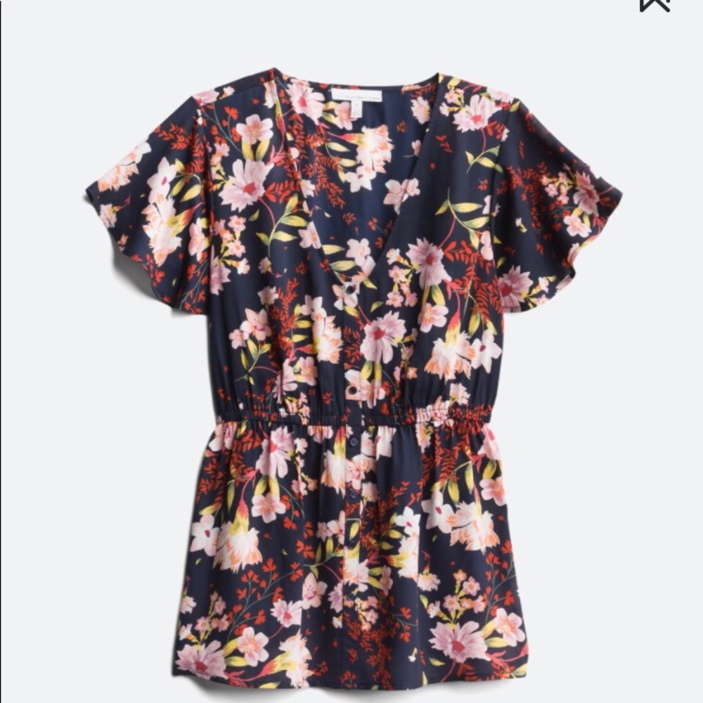 Flutter Sleeve Babydoll top / Fourteenth Place /1X